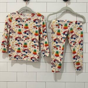 Posh Peanut + fisher price Vintage Toys Pajama Set 18-24